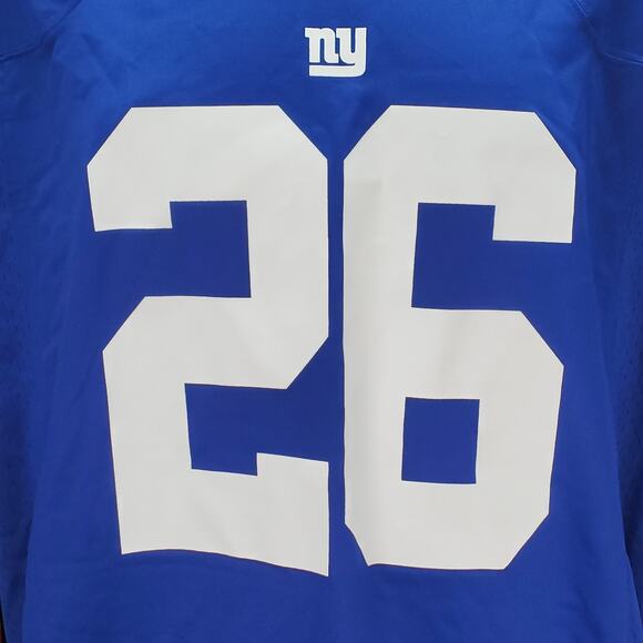 Nike On Field New York Giants Saquon Barkley Football Jersey Mens Size Large XXL - Picture 2 of 12